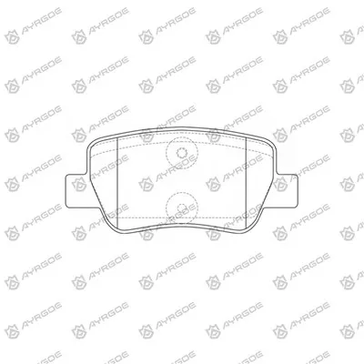 PN1838 fékbetétek a Toyota AVensis ZRT270 -hez